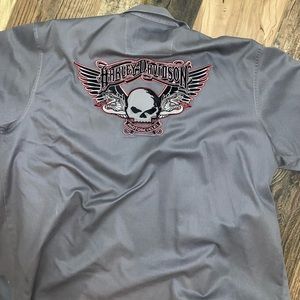 Men’s Harley Davidson Button Down Shirt